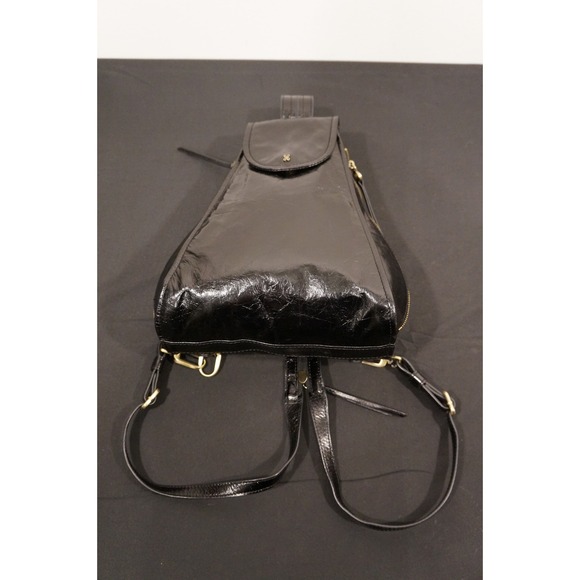Hobo International Black Leather crossbody Backpack Purse main image 10